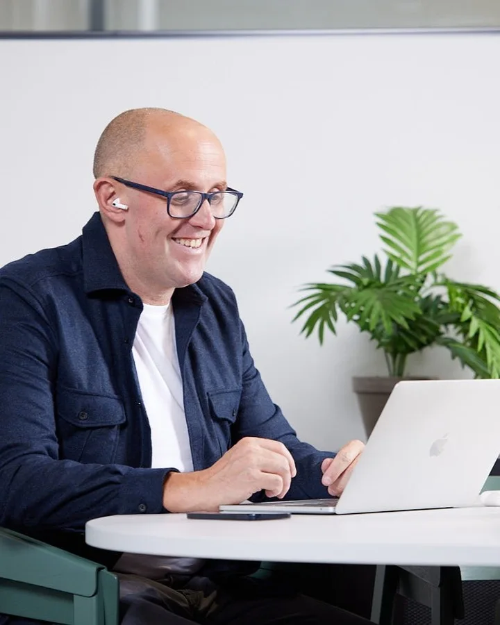 Simon Gibson at work